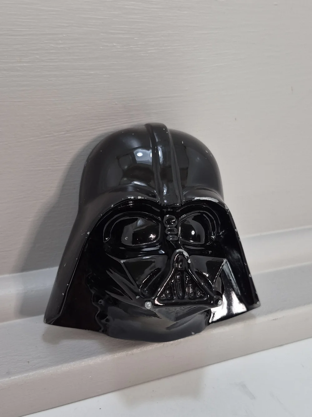 Glossy Black Helmet Belt Buckle